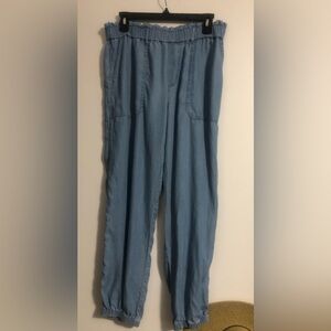TENCEL JOGGERS LoveTree PullOn stretchy waist Belt Loops Pockets EUC